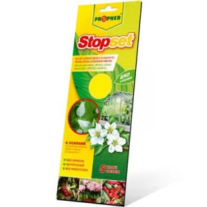 Żółte płyty klejone Stopset