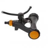 Fiskars Zraszacz oscylacyjny, metalowy z kółkami 1023657