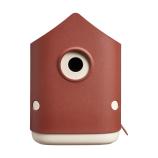 Budka dla ptaków „Cosy bird house” w kolorze toskańskiej czerwieni, 18 cm