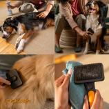 Szczotka Fiskars z metalowymi włoskami Pet Care 2009138