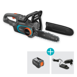 Zestaw akumulatorowej piły łańcuchowej Gardena PowerSaw 250/18 V P4A