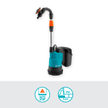 Gardena Akumulatorowa pompa do beczki 2000/2 18 V P4A – zestaw