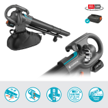 Gardena Akumulatorowy odkurzacz/dmuchawa PowerJet Collect 18 V P4A – zestaw
