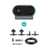 Gardena Solarny system nawadniający AquaBloom L – zestaw, automatyczny system nawadniający