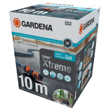 Gardena Wąż tekstylny Liano™ 10 m z przyłącznikiem do wewnętrznych kranów wodociągowych – zestaw
