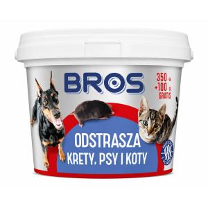 Bros odstraszacz kretów, psów i kotów
