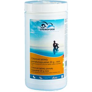 Tabletki chlorowe mini 20 g wolno rozpuszczające się