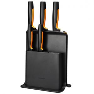 Fiskars Blok plastikowy z pięcioma nożami Functional Form 1057554