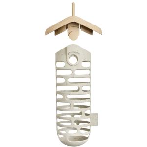 Karmnik na kulki z łójem Cosy suet ball feeder, kolor grzybowo-beżowy, 10 cm