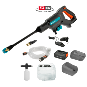 Gardena Akumulatorowa myjka średniociśnieniowa AquaClean 24/18 V P4A Premium – zestaw