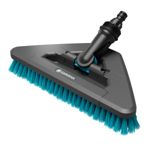 Gardena Cleansystem – szczotka ręczna twarda Flex, szczotka czyszcząca, powierzchnie odporne