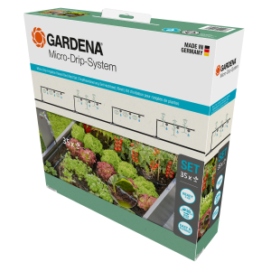 Zestaw startowy Gardena Micro-Drip-System do rabat / 35 roślin
