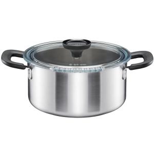 Fiskars Garnek z pokrywką, 3,0 l / 20 cm, stal nierdzewna 1072316