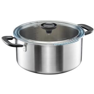 Fiskars Garnek z pokrywką, 5,0 l / 24 cm, stal nierdzewna 1072317